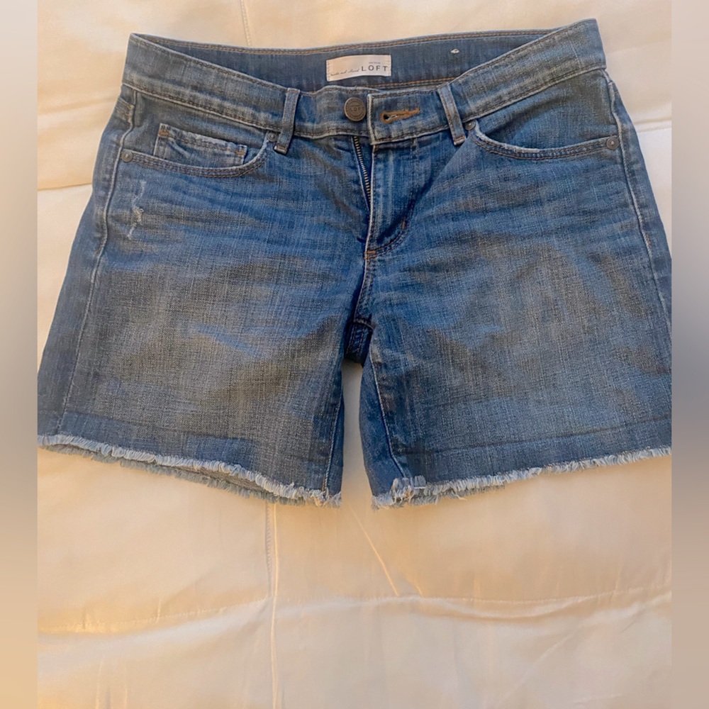 Loft jean shorts